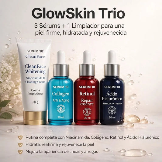 Rutina Facial Completa GlowSkin: Limpia, Hidrata y Mejora la Apariencia de tu Piel
