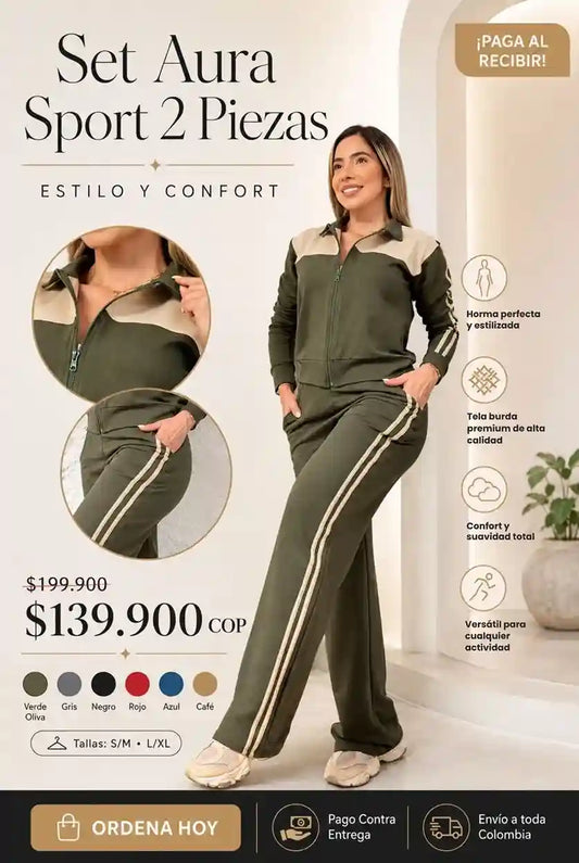 Set Aura Sport 2 Piezas | Estilo y Confort