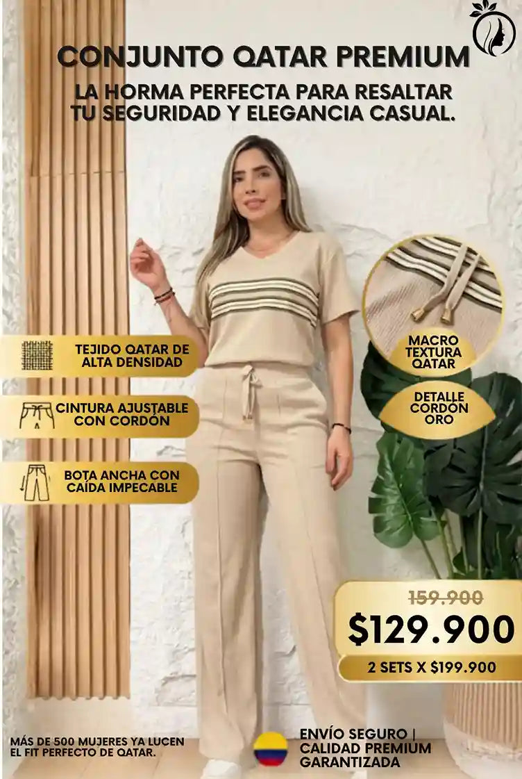 Conjunto premium QATAR luxe