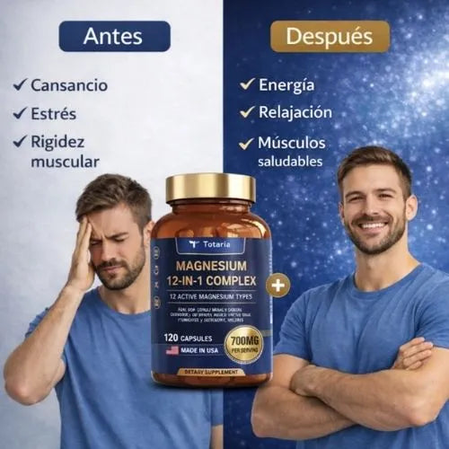 Magnesio 12 en 1 – Apoyo diario para la relajación y el equilibrio corporal