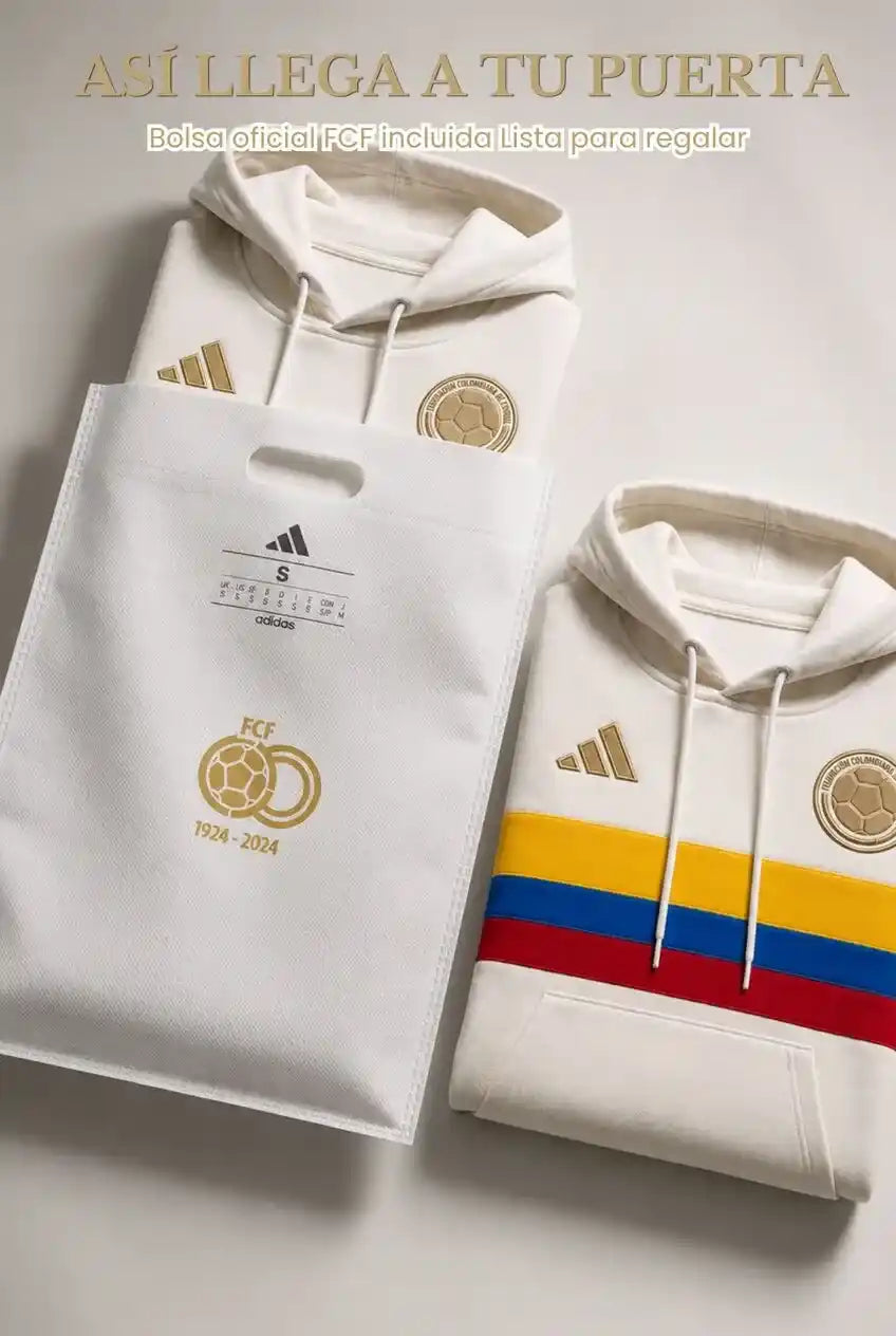 Buzo Colombia Centenario 2026™ | Bordado Dorado