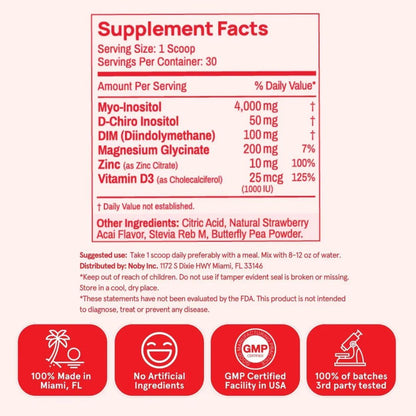 Inositol + Multivitaminas: Un aliado para la salud hormonal y la fertilidad natural