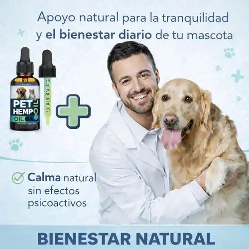 Pet Hemp Oil Omega – Apoyo Natural para la Movilidad y Vitalidad de tu Peludo