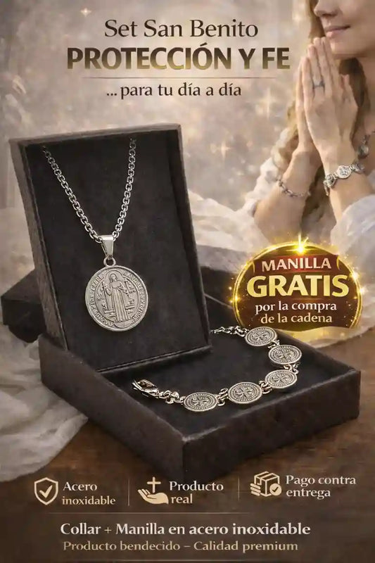 Set San Benito Bendecido  Protección espiritual para tu día a día🙏🏻