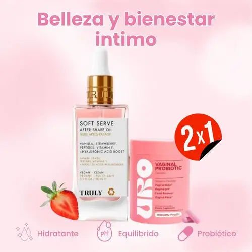 Dúo de Cuidado Intimo: Aceite Truly Beauty®+ URO Probiótico