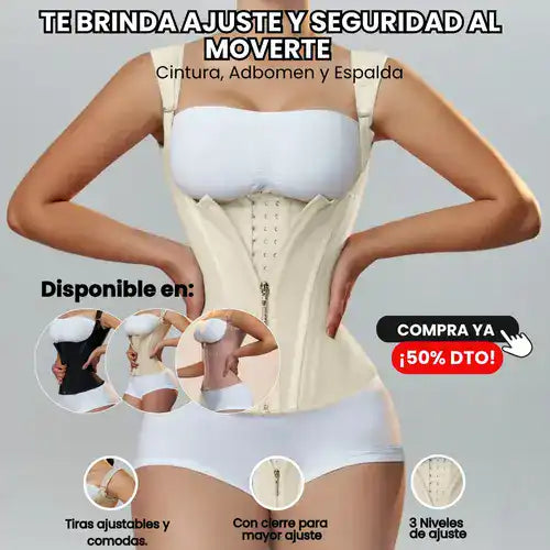 Chaleco con Diseño Ajustable y Doble Refuerzo ⏳
