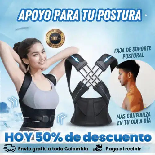 Chaleco Corrector Tu espalda firme, tu presencia imponente.