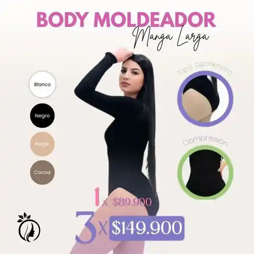 Body Control de Abdomen Manga Larga