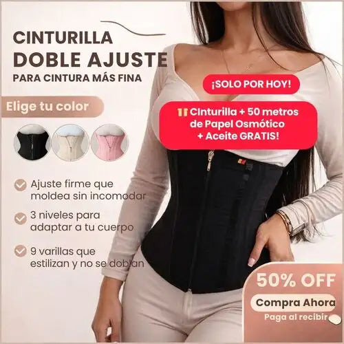 Cinturilla Diseño Ajustable y Doble Refuerzo