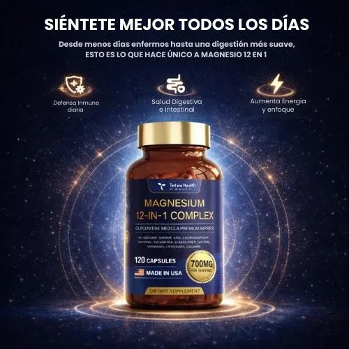 Magnesio 12 en 1 – Apoyo diario para la relajación y el equilibrio corporal